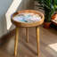Handmade Elite Solid Wood Tray Top End Table