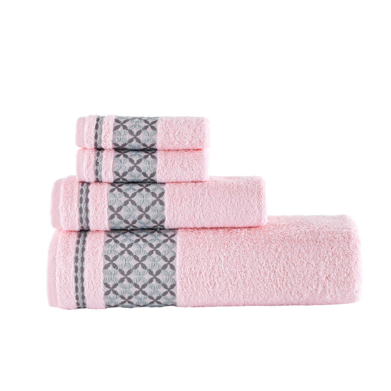 Serviettes de bain KAFTHAN, Rose