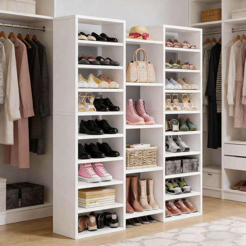Rangement, range-chaussures, range-chaussures, présentoirs autoportants