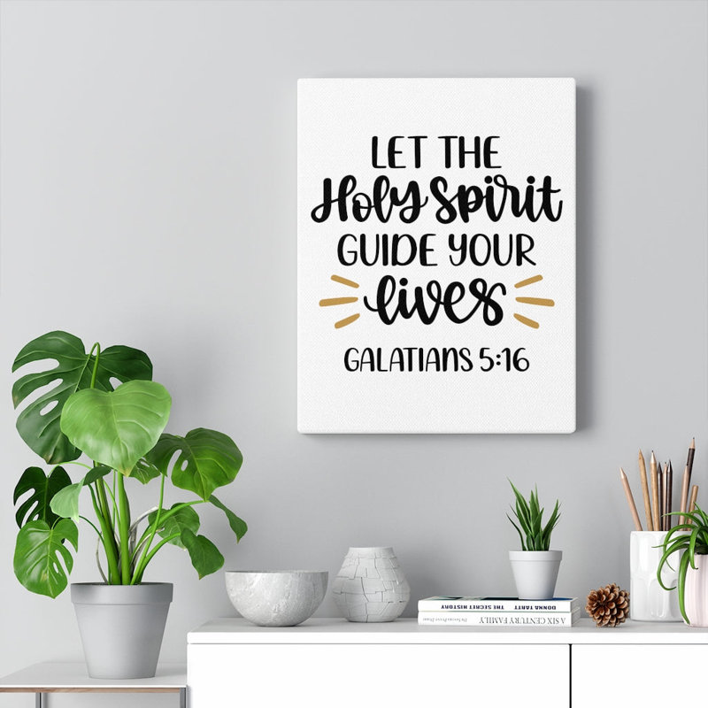 Holy Spirit Guide - Wrapped Canvas Print, 61cm H x 46cm W