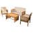Brown Frame/Cream Cushion selected