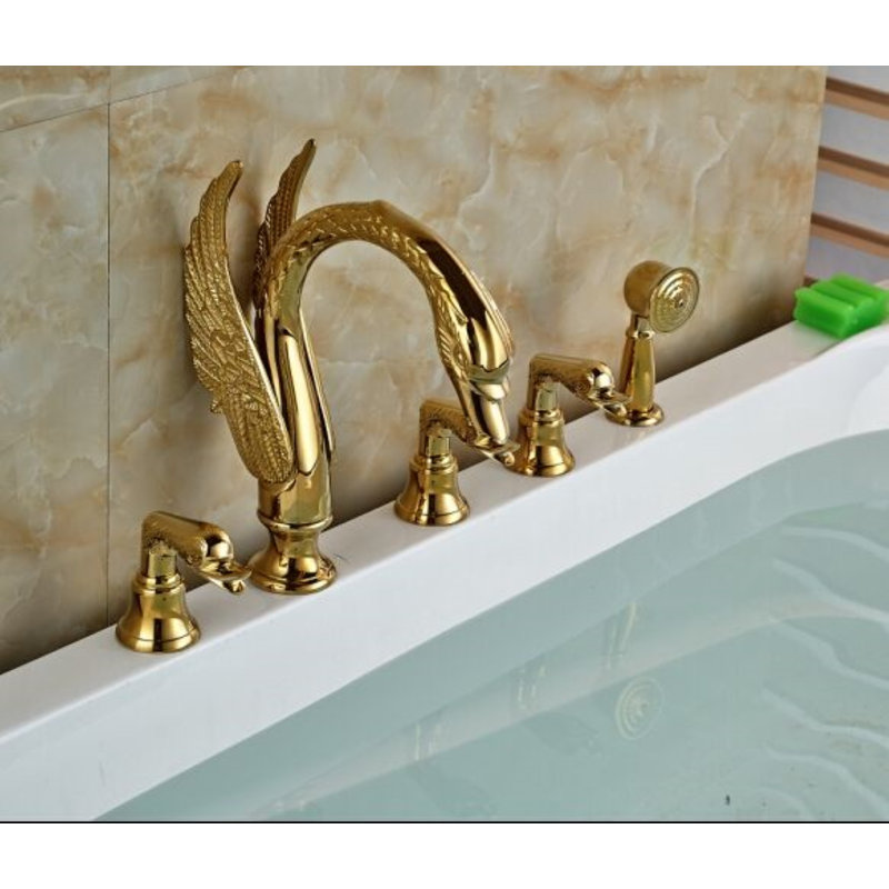 Support de douche Juno Gold Swan