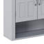 Armoire de salle de bain murale, armoire murale multifonctionnelle avec tablettes réglables, armoire à pharmacie pour la salle de lavage et la cuisine et le salon-1979531892