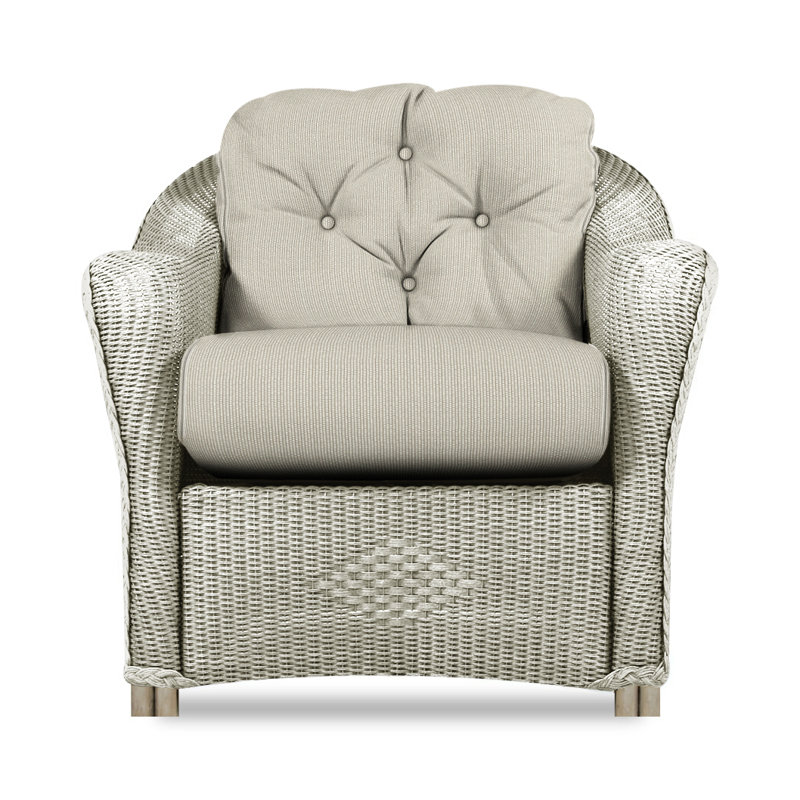 Reflections Outdoor Lounge Chair, Canvas Natural Sunbrella® Canvas, Linen