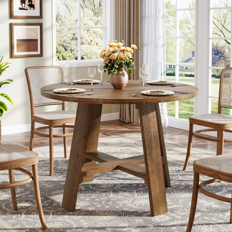 Solid Wood Round Dining Table