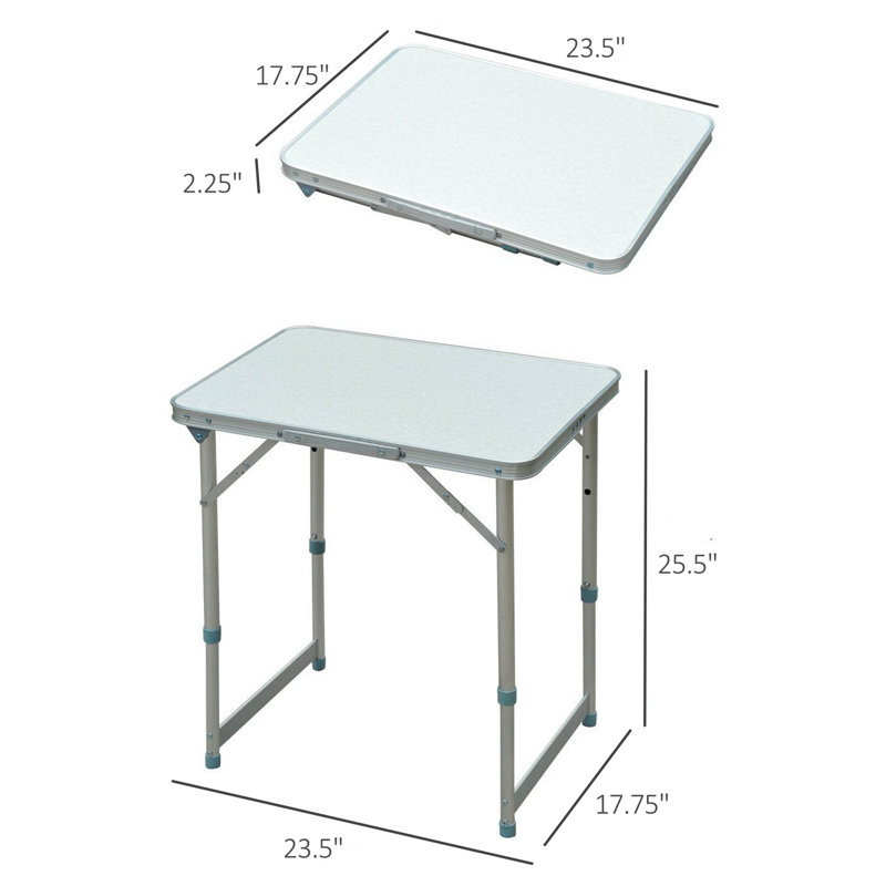 Table de camping portable