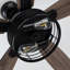 Ventilateur de plafond 52 pouces avec lumières et télécommande Farmhouse