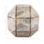 Grande sphère en marbre beige Hershman Pompano-107086700