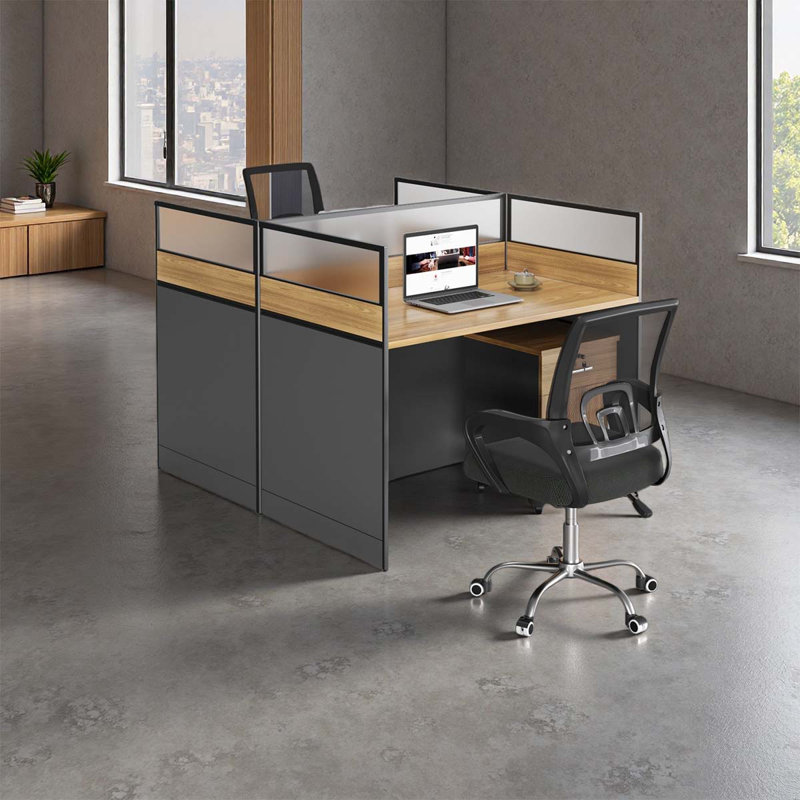Rectangle 2 Person Office Cubicle Desk