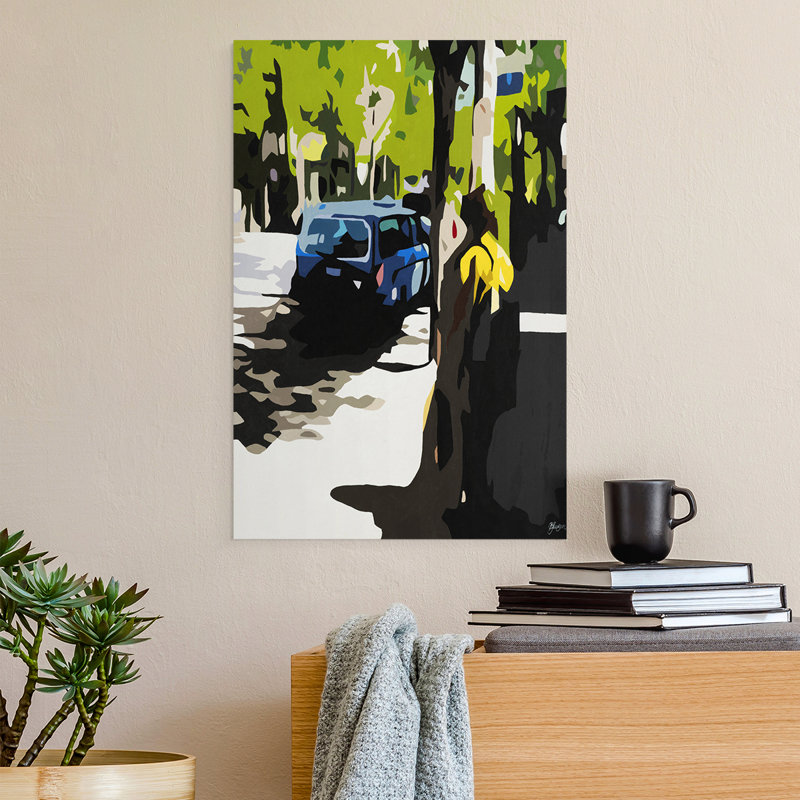 Une volvo en ballard - impression sur toile seulement - non encadrée, H 12 po x l 8 po