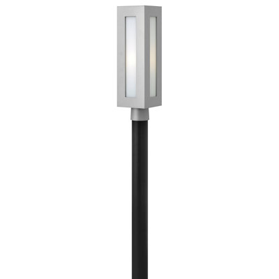 Dorian Single Light Outdoor Post Top/Pier Mount Aluminum Lantern in Bronze