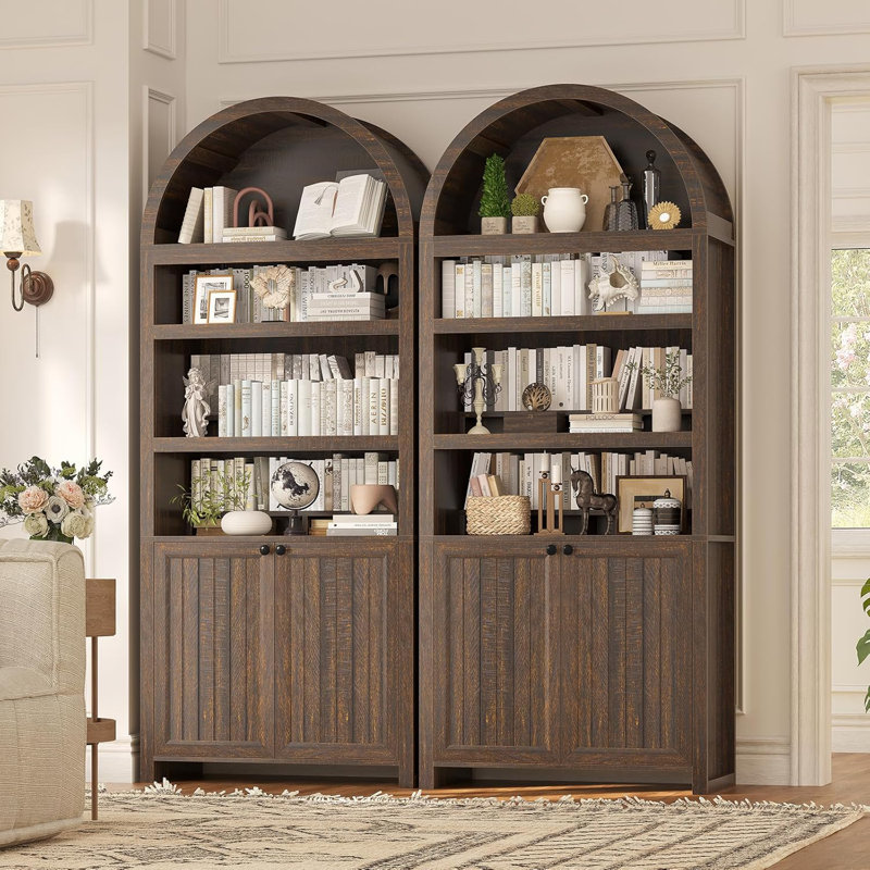 Ensemble de 2 tablettes 81 po, Noyer