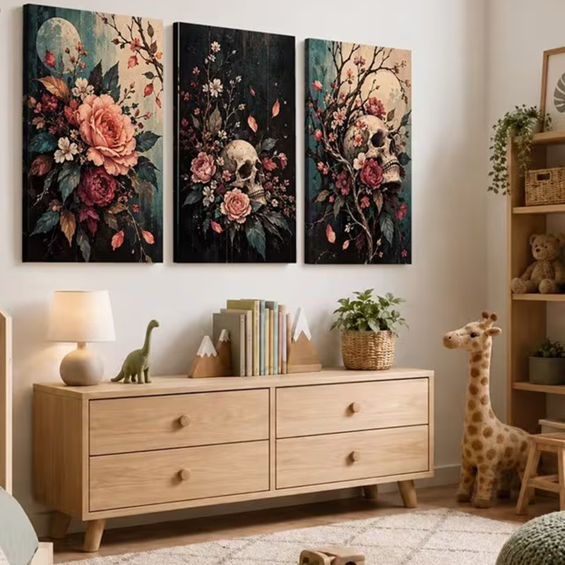 3 Piece Wrapped Canvas Wall Art, 90cm H x 60cm W