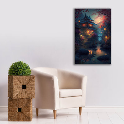 «Water Village» par Cameron Gray, art mural sur toile