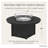 POLYWOOD Round 48" Fire Pit Table-31636166