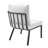 Modway Riverside 5 Piece Outdoor Patio Aluminum Sectional-848919794-848919793