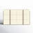 Modern 6-Drawer Dresser, 54" Wide Beige & Light Walnut Storage Chest