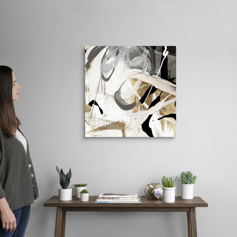 Tangled I - reproduction d'art sur toile, H 24 po x l 24 po, Toile tendue, Sans cadre