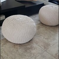 Highland Dunes Moreland Upholstered Pouf & Reviews