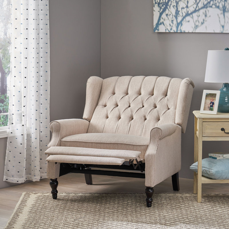 Fauteuil en tissu, Beige