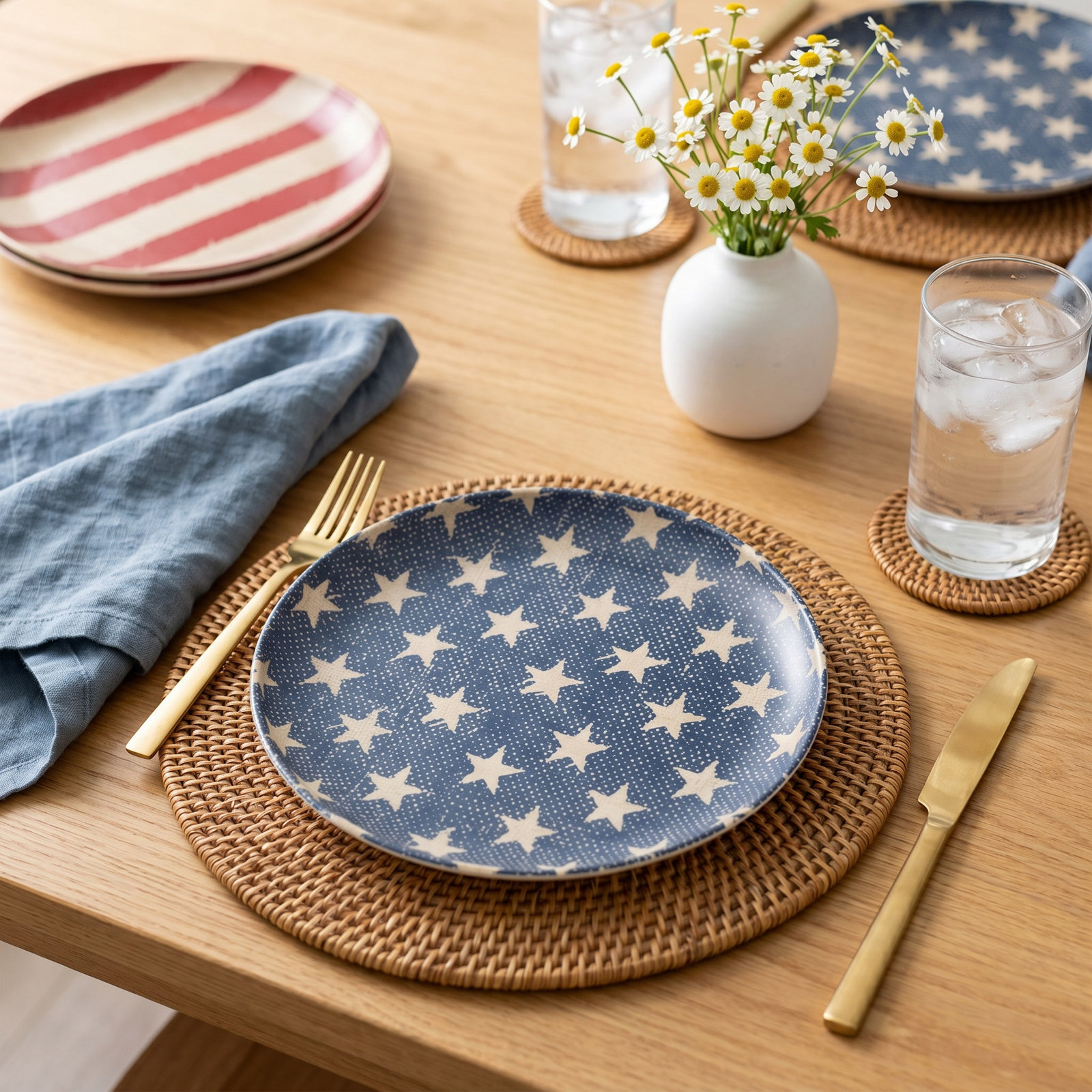 Oneida Vintage Americana Accent Plates - Set Of 4