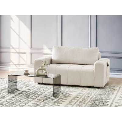 2 Seater Fabric Sofa Bed with Storage Chantea