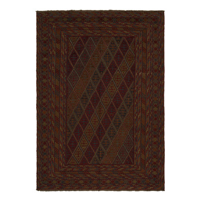 One-of-a-Kind Rectangle 6'6" x 9' Hand Knotted Area Rug