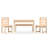 Rectangular 4 - Person 121cm Long Dining Set-707175407