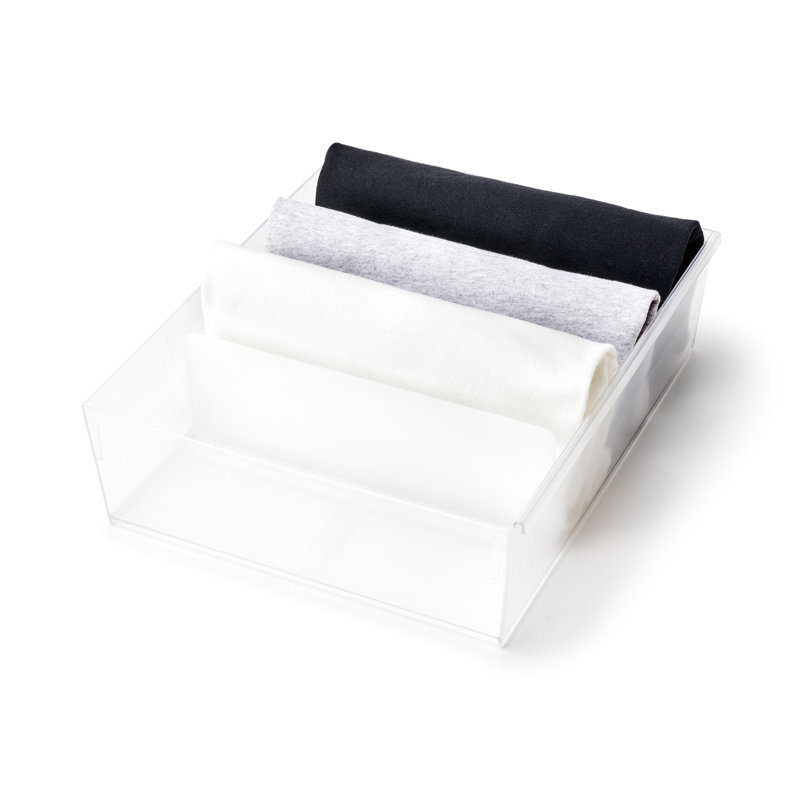  3.74" H x 10.63" W x 12.99" D Closet Drawer Organizer