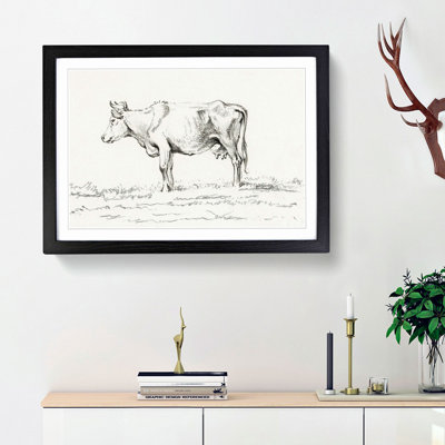 A Standing Cow by Jean Bernard - Single Picture Frame Print