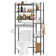 Lowis Adjustable Freestanding Over the Toilet Storage with 8 Shelves