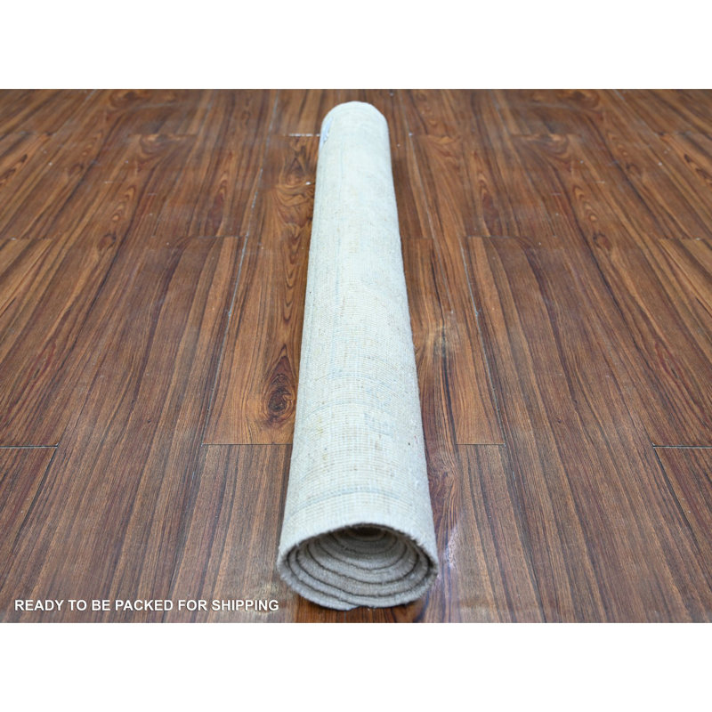 Tremar One-of-a-Kind Rectangle 3' X 5' New Age Wool Area Rug Ivory