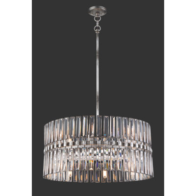 Belle Aurore 12 - Light Dimmable Drum Chandelier