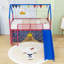 Lit mezzanine simple avec glissade et rideau-419665815