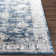 Tapis oriental bleu marine Rishel