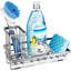 Support pour éponge en acier inoxydable A, fixation sur le comptoir, peu encombrant et durable-101038191-111195946