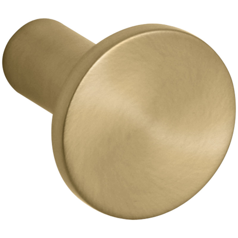 Purist 17/16 Length Geometric Knob, Vibrant Modern Brushed Gold
