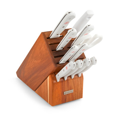 WÜSTHOF Gourmet White 12-Piece Knife Block Set