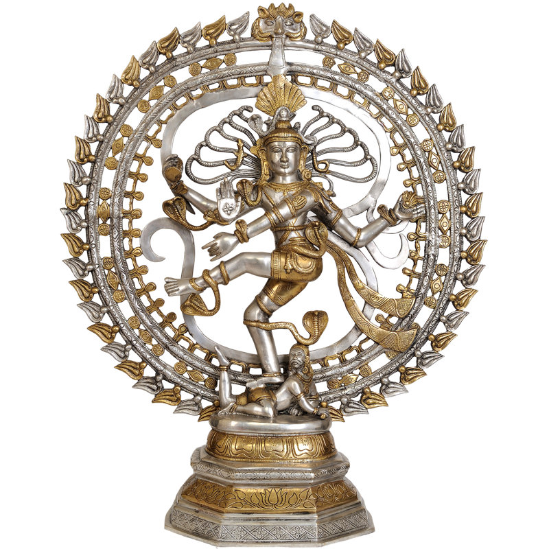 Grande taille Nataraja avec om