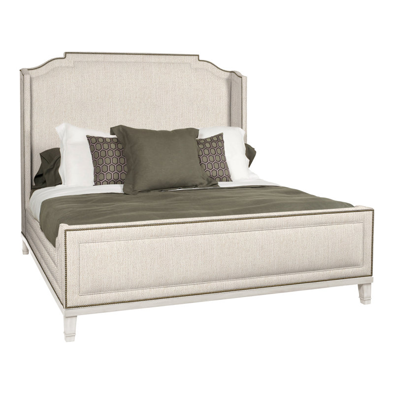 Michael Weiss Pennington King Bed, Casa Blanca, Instant Parchment, Yes