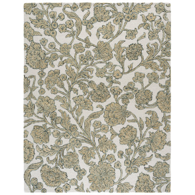 Jardin 333 Hand Tufted 80% Wool; 20% Cotton Floral Rug