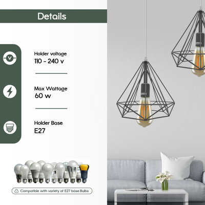 Tooborac 3 - Light White Pendant