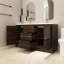 Ensemble de meuble-lavabo autoportant 60 po avec plateau en résine 60 po-120342311