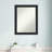 Wood Flat Wall Mirror