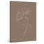 Transparent Flower Sketch - Wrapped Canvas Painting-65656222
