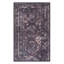 Tapis lavable 9 x 12, antidérapant, pliable, sécuritaire pour le couloir, la chambre à coucher, la cuisine - noir + bourgogne, lavable à la machine, cuisine en chenille douce, salle à manger