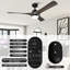 52" Modern  5-CCT LED Propeller Ceiling Fan with Lights and Remote Control, Dimmable, 6 Speeds Reversible Motor