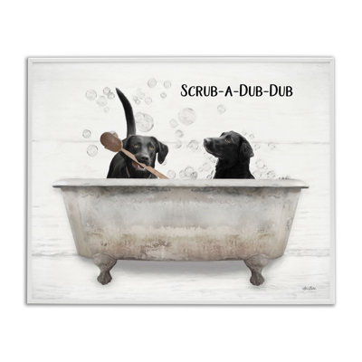«Scrub a Dub» par Lori Deiter - impression d'art graphique