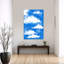 Dreamy Fluffy Sky Dreamy Peaceful Serene Nature Summer Wall Art Print 1 Piece Wrapped Canvas Wall Art-1781598310