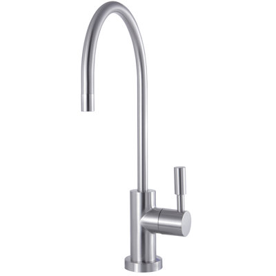 Robinet de filtration d'eau 1 trou à fixation sur le comptoir Kingston Brass